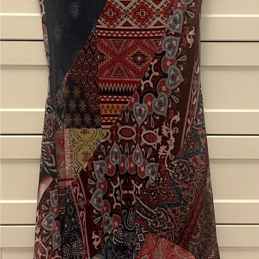 Desigual Multicolor Patchwork Midi Dress